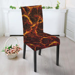 Molten Lava Print Dining Chair Slipcover