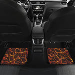 Molten Lava Print Front and Back Car Floor Mats