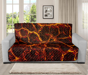 Molten Lava Print Futon Protector