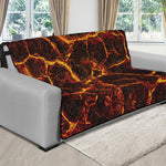 Molten Lava Print Futon Protector