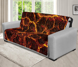 Molten Lava Print Futon Protector