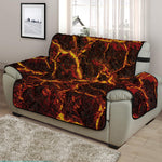 Molten Lava Print Half Sofa Protector