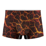 Molten Lava Print Men's Boxer Briefs