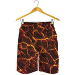 Molten Lava Print Men's Shorts