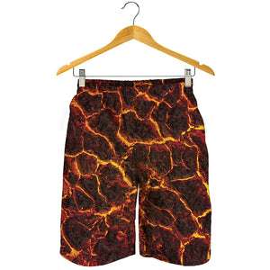 Molten Lava Print Men's Shorts