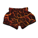 Molten Lava Print Muay Thai Boxing Shorts