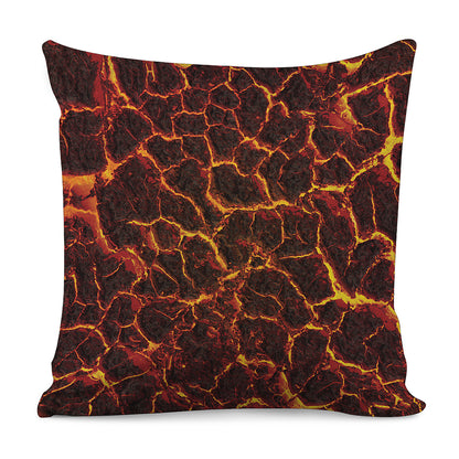 Molten Lava Print Pillow Cover