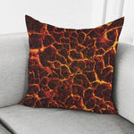 Molten Lava Print Pillow Cover