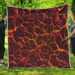 Molten Lava Print Quilt