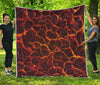 Molten Lava Print Quilt