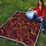 Molten Lava Print Quilt