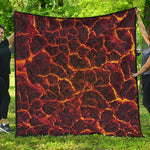 Molten Lava Print Quilt