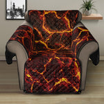 Molten Lava Print Recliner Protector