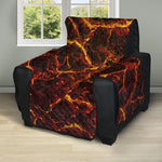 Molten Lava Print Recliner Protector