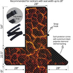 Molten Lava Print Recliner Protector