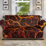 Molten Lava Print Sofa Protector