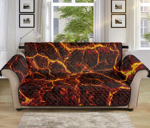 Molten Lava Print Sofa Protector