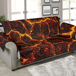 Molten Lava Print Sofa Protector