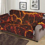 Molten Lava Print Sofa Protector