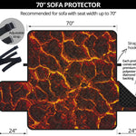 Molten Lava Print Sofa Protector