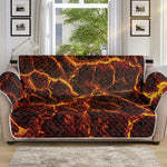 Molten Lava Print Sofa Protector