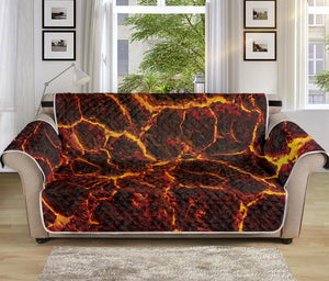 Molten Lava Print Sofa Protector