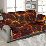 Molten Lava Print Sofa Protector