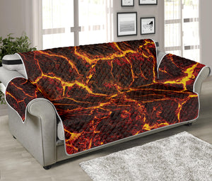 Molten Lava Print Sofa Protector