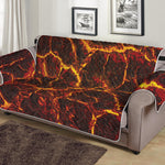 Molten Lava Print Sofa Protector