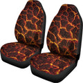 Molten Lava Print Universal Fit Car Seat Covers