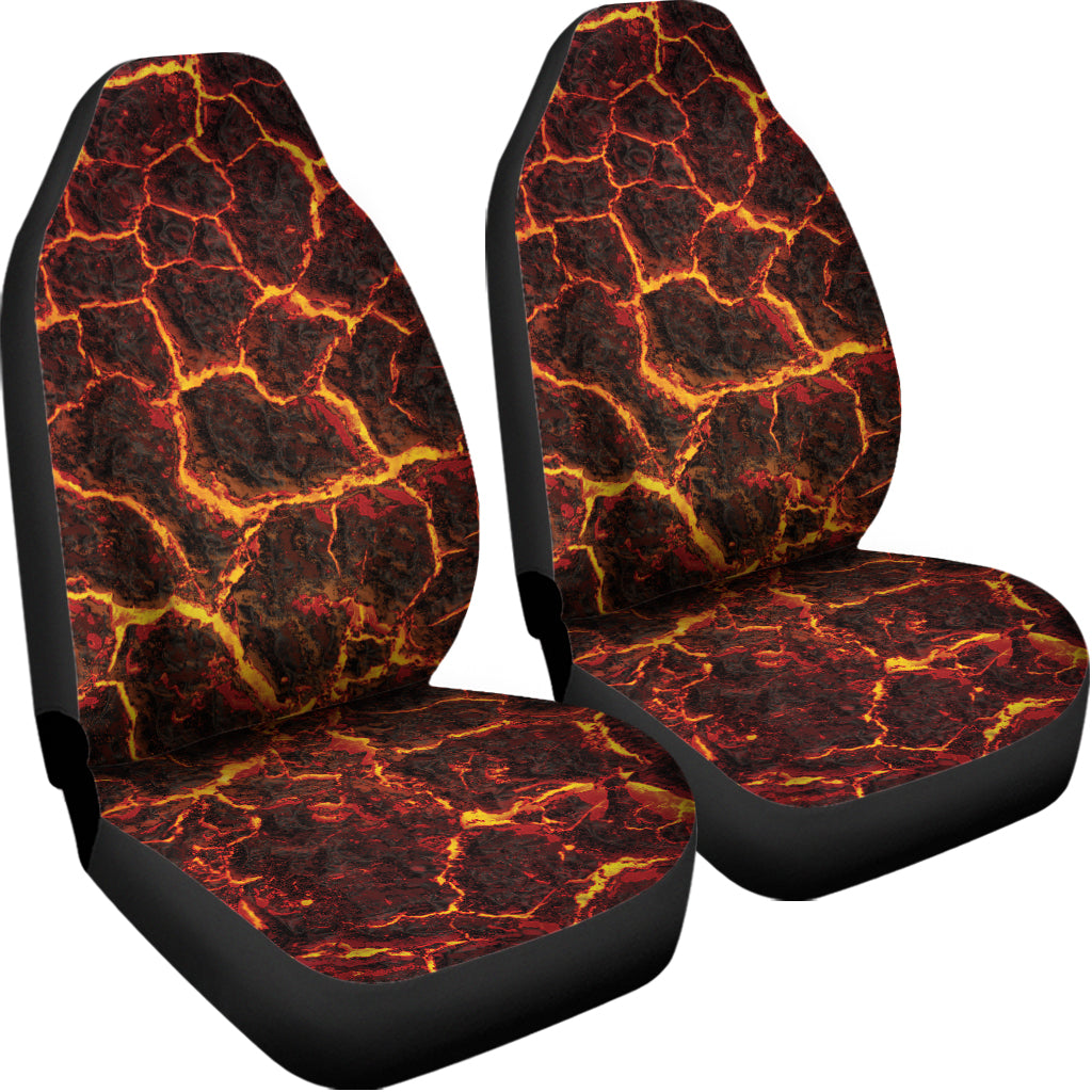 Molten Lava Print Universal Fit Car Seat Covers