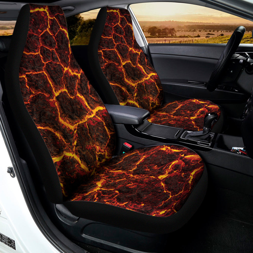 Molten Lava Print Universal Fit Car Seat Covers