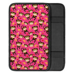 Monkey And Banana Pattern Print Car Center Console Cover