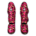 Monkey And Banana Pattern Print Muay Thai Shin Guards