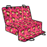 Monkey And Banana Pattern Print Pet Car Back Seat Cover