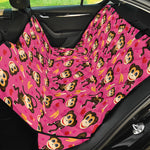 Monkey And Banana Pattern Print Pet Car Back Seat Cover