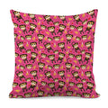 Monkey And Banana Pattern Print Pillow Cover
