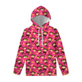 Monkey And Banana Pattern Print Pullover Hoodie