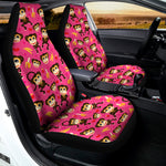 Monkey And Banana Pattern Print Universal Fit Car Seat Covers
