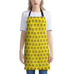 Monkey Emoji Pattern Print Apron