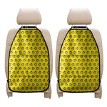 Monkey Emoji Pattern Print Car Seat Organizers