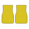 Monkey Emoji Pattern Print Front Car Floor Mats