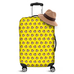 Monkey Emoji Pattern Print Luggage Cover