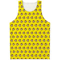 Monkey Emoji Pattern Print Men's Tank Top