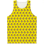 Monkey Emoji Pattern Print Men's Tank Top