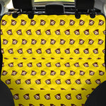 Monkey Emoji Pattern Print Pet Car Back Seat Cover