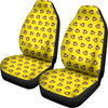 Monkey Emoji Pattern Print Universal Fit Car Seat Covers