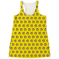 Monkey Emoji Pattern Print Women's Racerback Tank Top