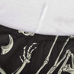 Monochrome Dinosaur Fossil Pattern Print Sofa Cover