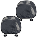 Monochrome Eagle Print Car Headrest Covers